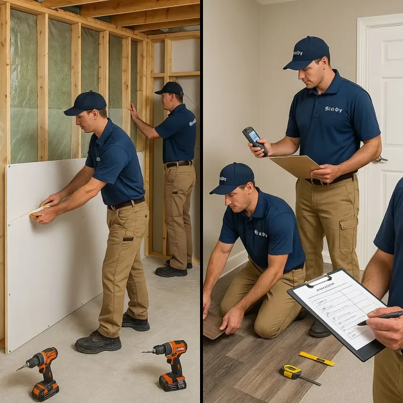 Repairs and Reconstruction process in Port Allen, LA